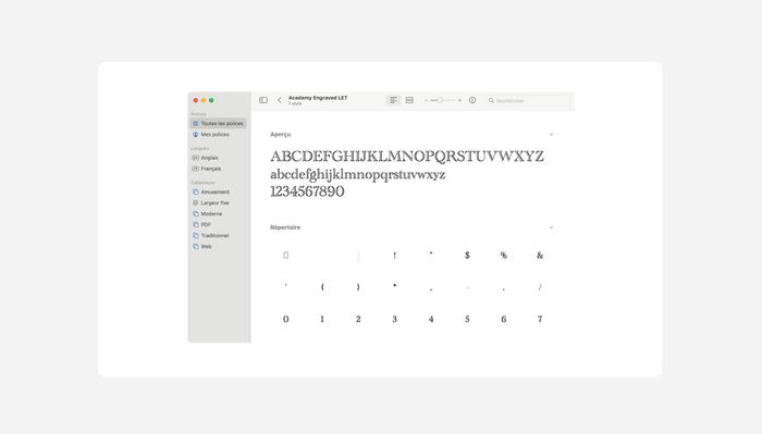 Les règles typographiques