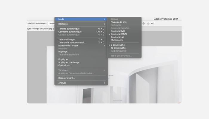 Convertir ses images RVB en CMJN